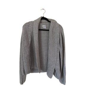 Chico's Women's Size 3‎ Open Front Knit Minimalist Cardigan Casual Simple Basic